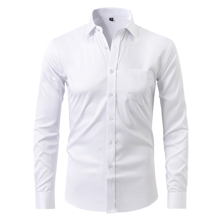 Mattia | Confortevole Camicia Antipiega da Uomo - Tono Giusto