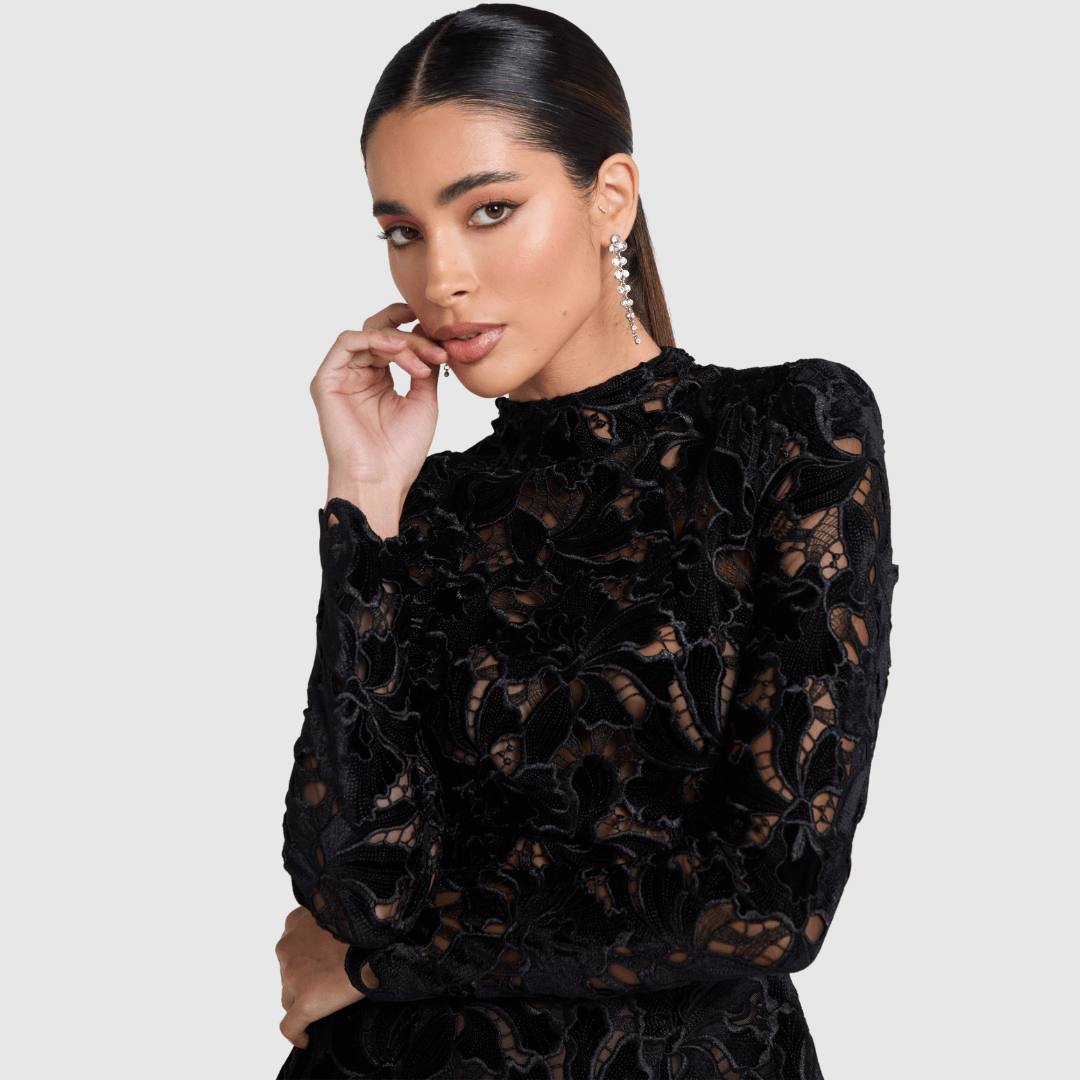 Mirella | Vestito Nero da Donna dallo Stile Intramontabile - Tono Giusto