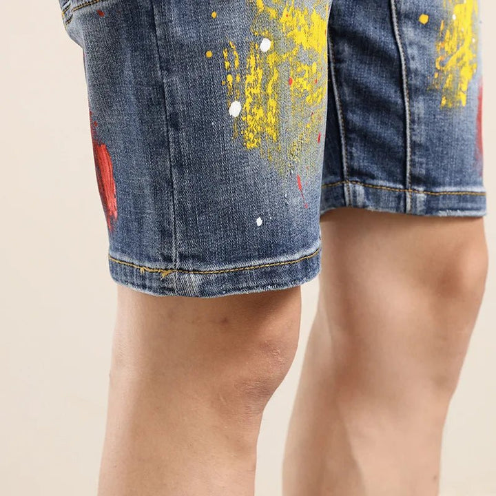 Nico | Shorts in Denim Lavato di Tendenza - Tono Giusto