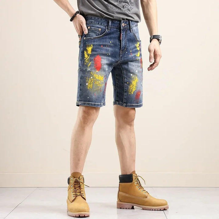 Nico | Shorts in Denim Lavato di Tendenza - Tono Giusto