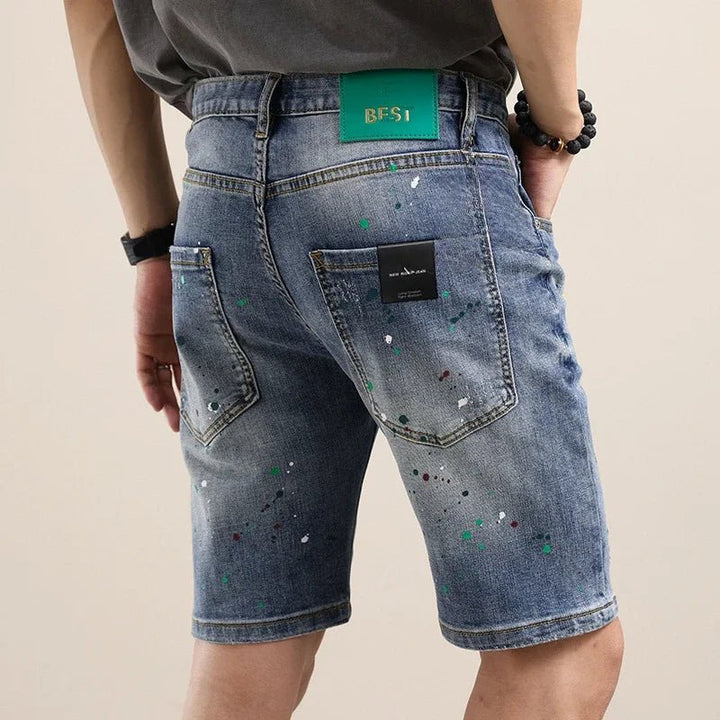 Nico | Shorts in Denim Lavato di Tendenza - Tono Giusto