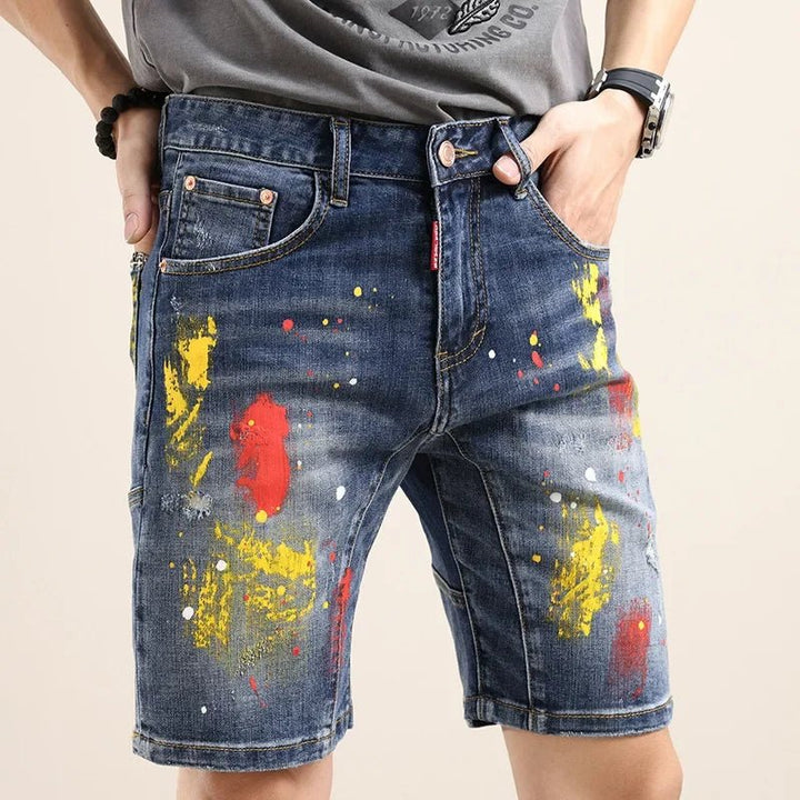 Nico | Shorts in Denim Lavato di Tendenza - Tono Giusto