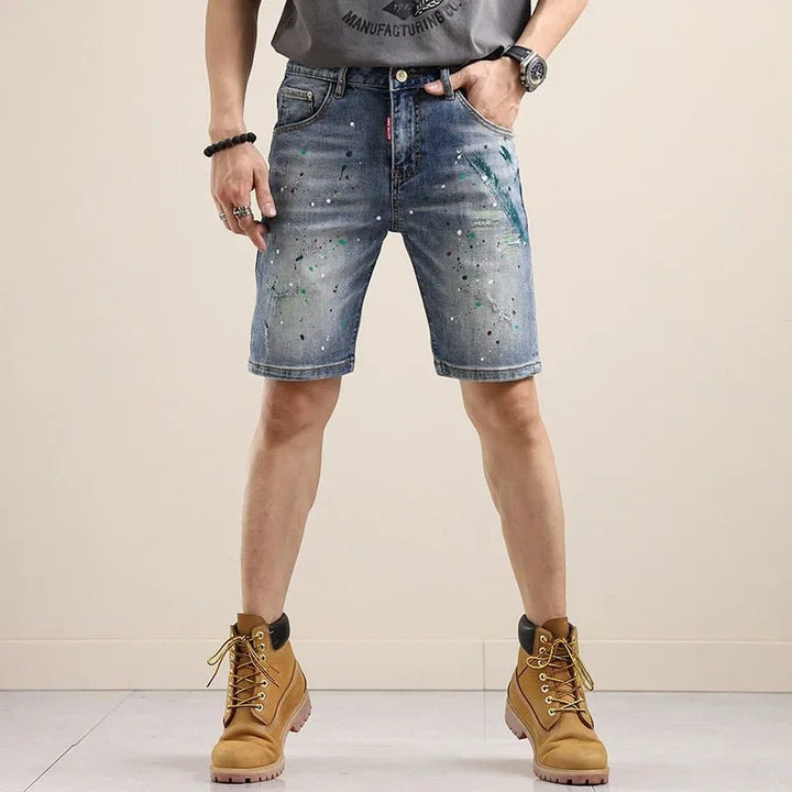 Nico | Shorts in Denim Lavato di Tendenza - Tono Giusto