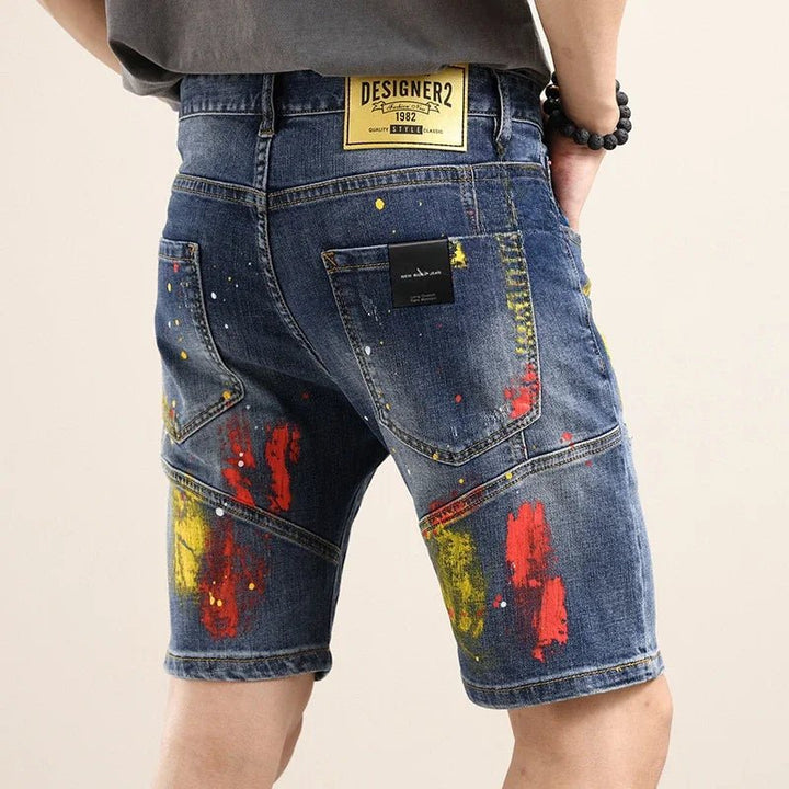 Nico | Shorts in Denim Lavato di Tendenza - Tono Giusto