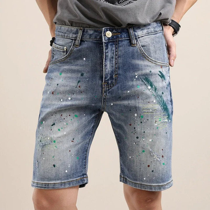 Nico | Shorts in Denim Lavato di Tendenza - Tono Giusto