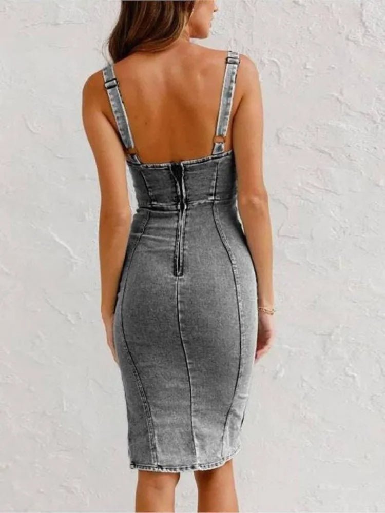 Noemi | Abito in Denim Chic - Tono Giusto