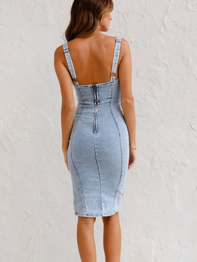 Noemi | Abito in Denim Chic - Tono Giusto
