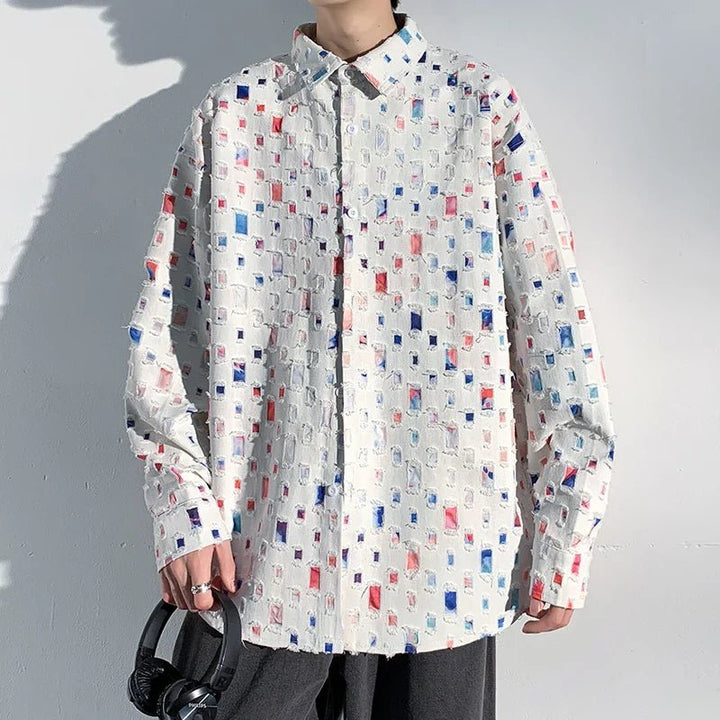 Owen | Camicia da Uomo con Fantasia - Tono Giusto